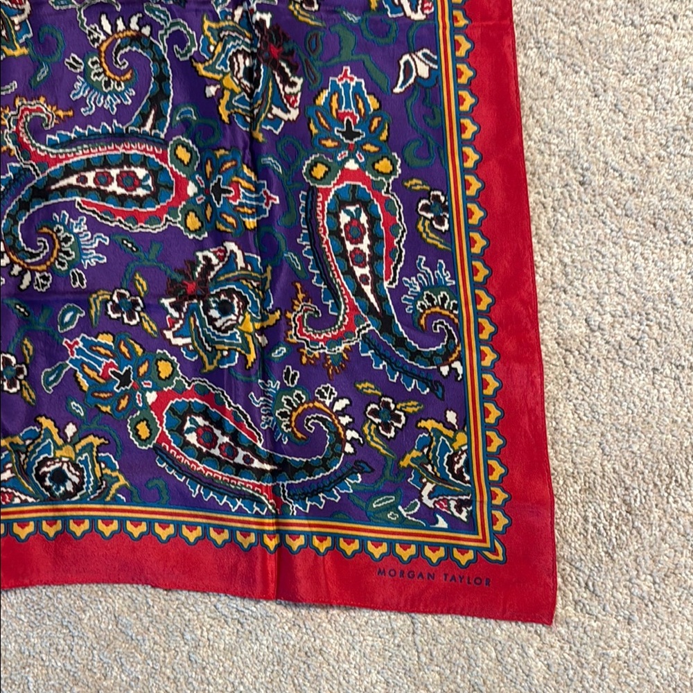 Morgan Taylor Paisley Print Scarf